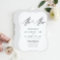 Simple Elegant Calligraphy Mr and Mrs Wedding
