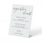 Simple Elegant Calligraphy Signature Drinks