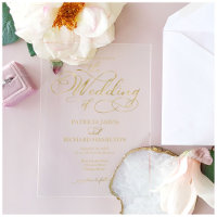 Simple Elegant Calligraphy Wedding