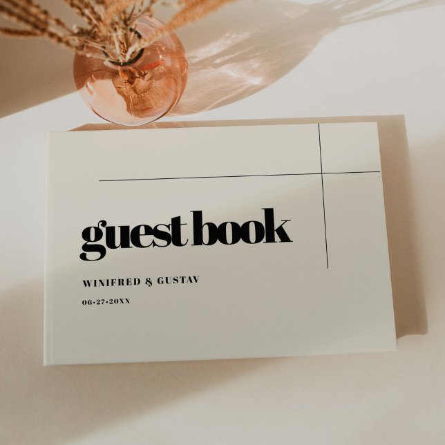 Simple elegant & chic wedding guest book (Creator Uploaded)