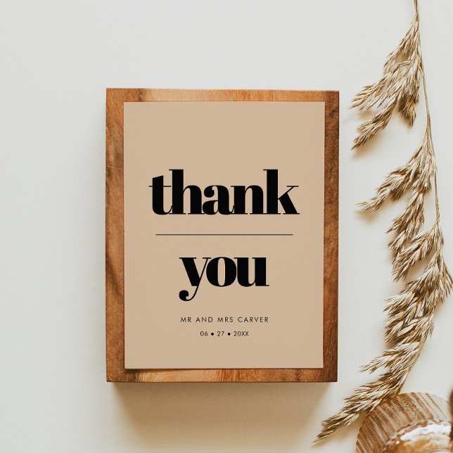 Simple elegant & chic wedding Thank you (Creator Uploaded)