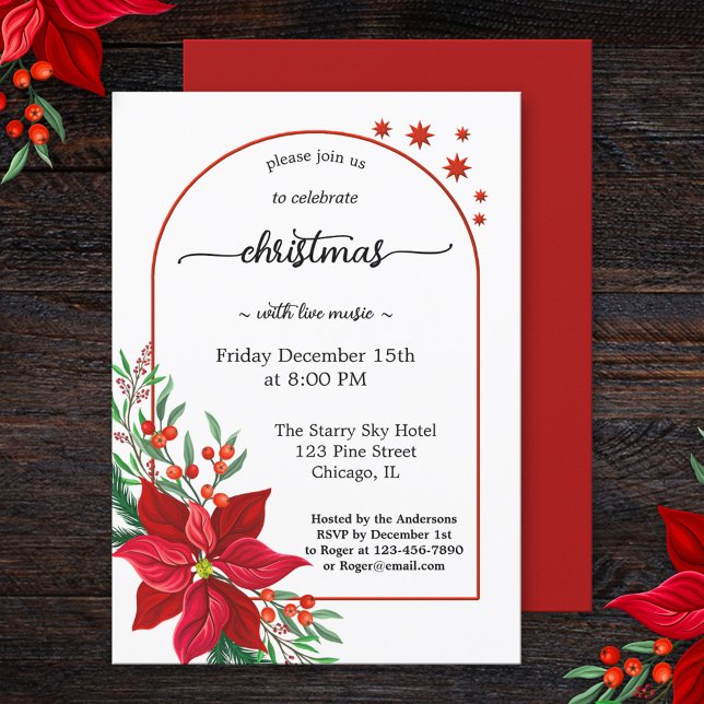Simple Elegant Christmas Holiday Invitation (Creator Uploaded)