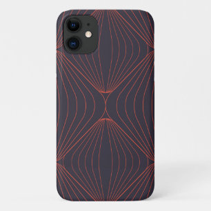 Simple, elegant Christmas inspired graphic pattern Case-Mate iPhone Case