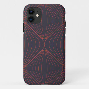 Simple, elegant Christmas inspired graphic pattern Case-Mate iPhone Case