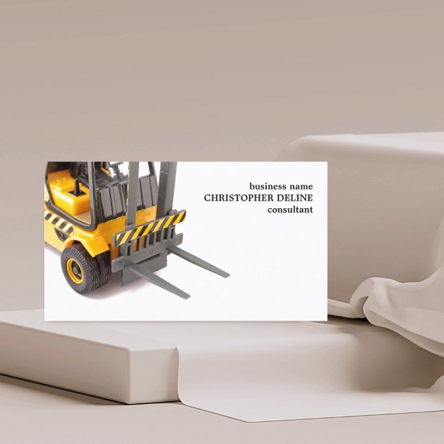 Simple Elegant Clean Logistics Company Business Card (Creator Uploaded)