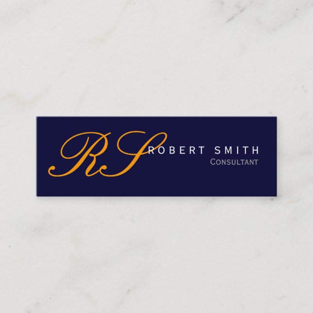 Simple Elegant Consultant Business Card (Front)