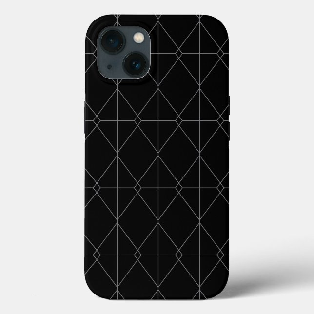 Simple, elegant, cool, trendy line graphic pattern Case-Mate iPhone case (Back)