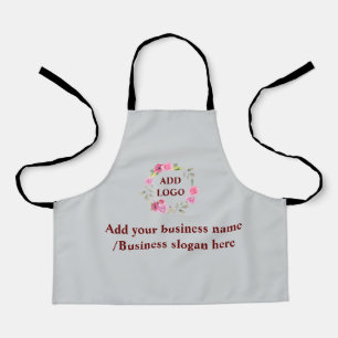 Simple elegant custom logo here company     apron