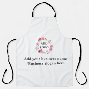 Simple elegant custom logo here company     apron