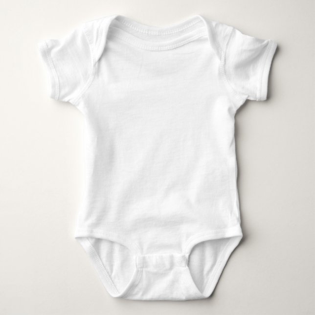 Simple elegant custom logo here company         baby bodysuit (Front)