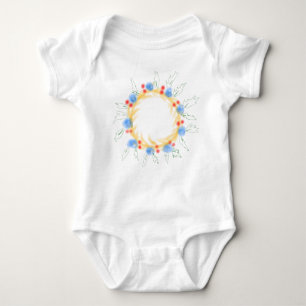 Simple elegant custom logo here company baby bodysuit