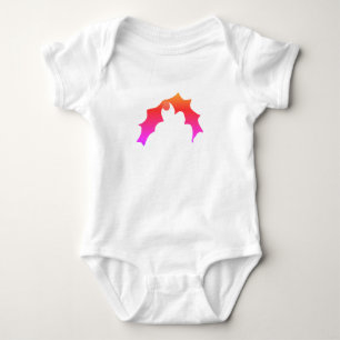 Simple elegant custom logo here company baby bodysuit