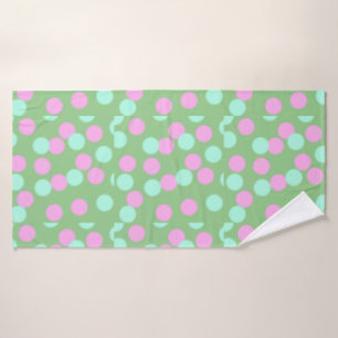 Simple elegant custom logo here company bath towel