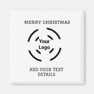 Simple elegant custom logo here company    car mag magnet