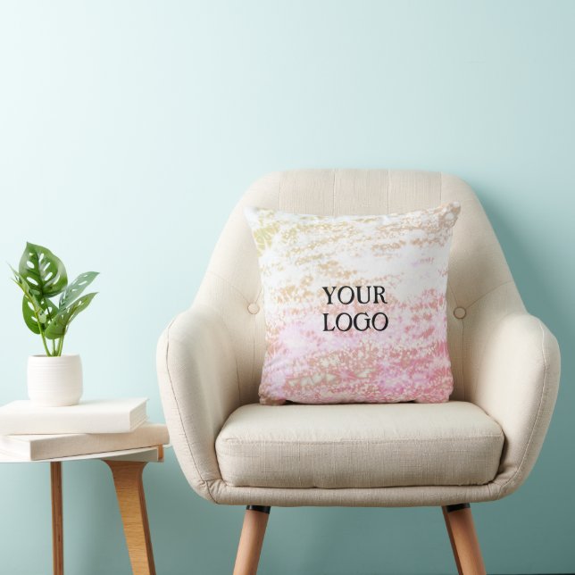 Simple elegant custom logo here company easter gre cushion (Chair)