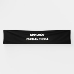 Simple elegant custom logo here company g gift tag banner