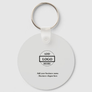 Simple elegant custom logo here company    key ring