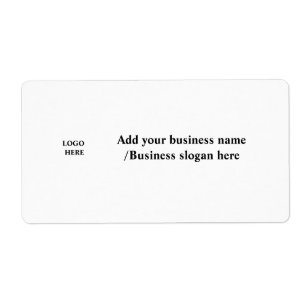 Simple elegant custom logo here company    label
