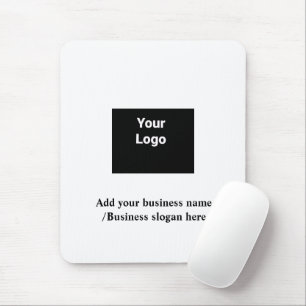 Simple elegant custom logo here company mouse mouse pad