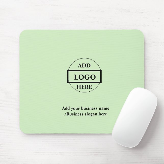 Simple elegant custom logo here company   mouse pad (With Mouse)