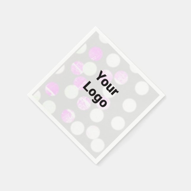 Simple elegant custom logo here company       napkin (Corner)