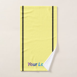 Simple elegant custom logo here company t hand towel