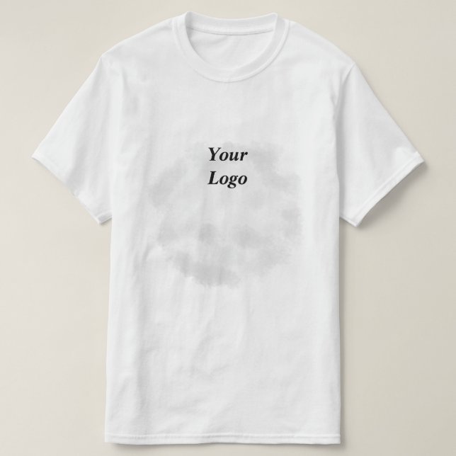 Simple elegant custom logo here company          T-Shirt (Design Front)