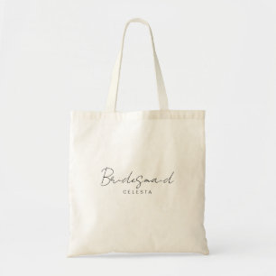 Simple Elegant Customisable Bridesmaid Tote