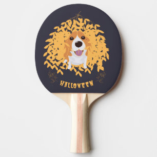 Simple Elegant Cute my dog and halloween  Ping Pong Paddle