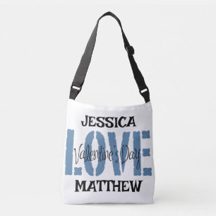 simple elegant cute valentine, Sweet for couple Crossbody Bag