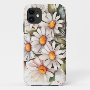 Simple Elegant Daisies Case-Mate iPhone Case