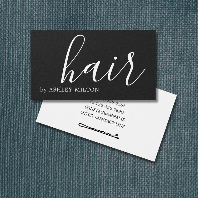 Simple Elegant Dark Grey WHite Hair Stylist (Creator Uploaded)