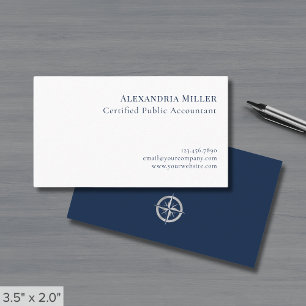 Simple Elegant Double Sided Business Card