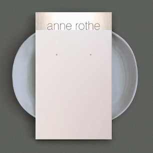 Simple Elegant Earring  Display Holder Business Card