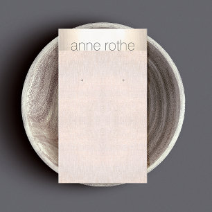 Simple Elegant Earring  Display Holder Business Card