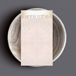 Simple Elegant Earring  Display Holder Business Card