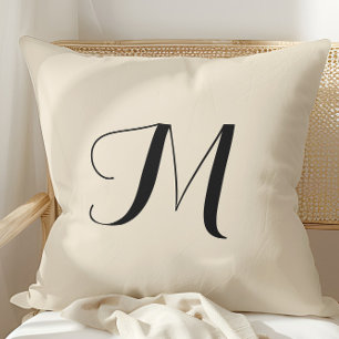Simple Elegant Ecru Throw Cushion