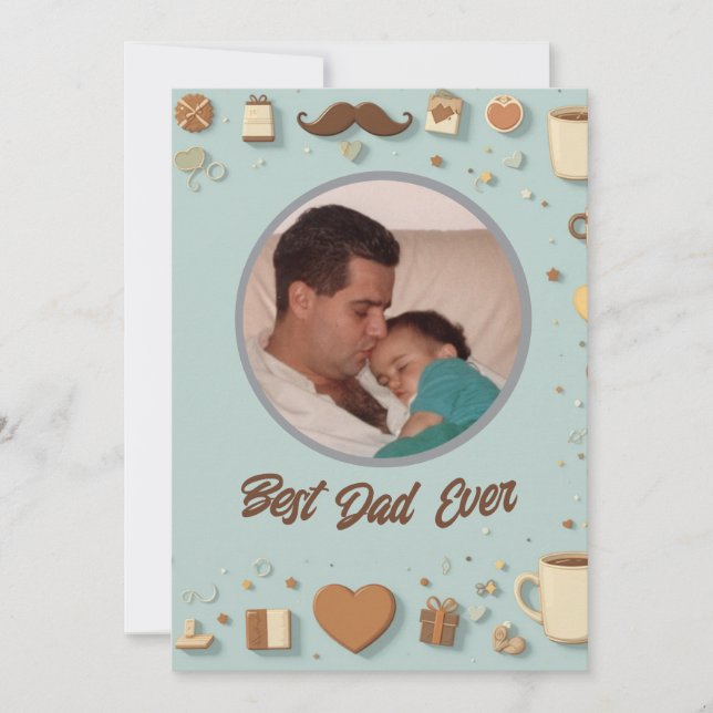 Simple & Elegant Father’s Day Greeting Card (Front)