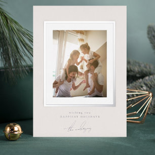 simple elegant framed photo frame merry christmas