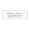 Simple Elegant Girly Chic Script Calligraphy Black