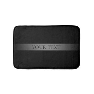 Simple Elegant Gradient Stripe Editable Colour Bath Mat