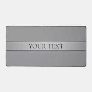 Simple Elegant Gradient Stripe Editable Colour Desk Mat