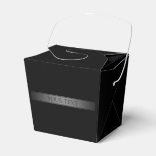 Simple Elegant Gradient Stripe Editable Colour Favour Box