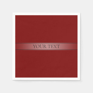 Simple Elegant Gradient Stripe Editable Colour Napkin