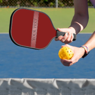 Simple Elegant Gradient Stripe Editable Colour Pickleball Paddle