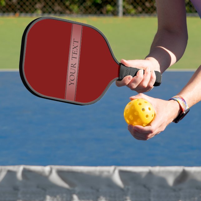 Simple Elegant Gradient Stripe Editable Colour Pickleball Paddle (Insitu)