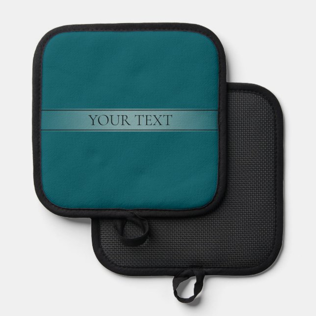 Simple Elegant Gradient Stripe Editable Colour Pot Holder (Front/Back)