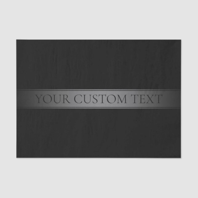 Simple Elegant Gradient Stripe Editable Colour Tissue Paper (Front)