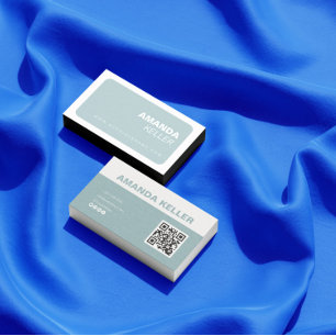 Simple Elegant Green Minimalistic Business Card