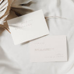 Simple Elegant Ivory Officiant Proposal Card<br><div class="desc">Design features an handwritten font and modern minimalist design. Designed to coordinate with for the «SERENA» Wedding Invitation Collection. To change details, click «Personalise». To move the text or change the size, font, or colour, click «Click to customise further» It. View the collection link on this page to see all...</div>